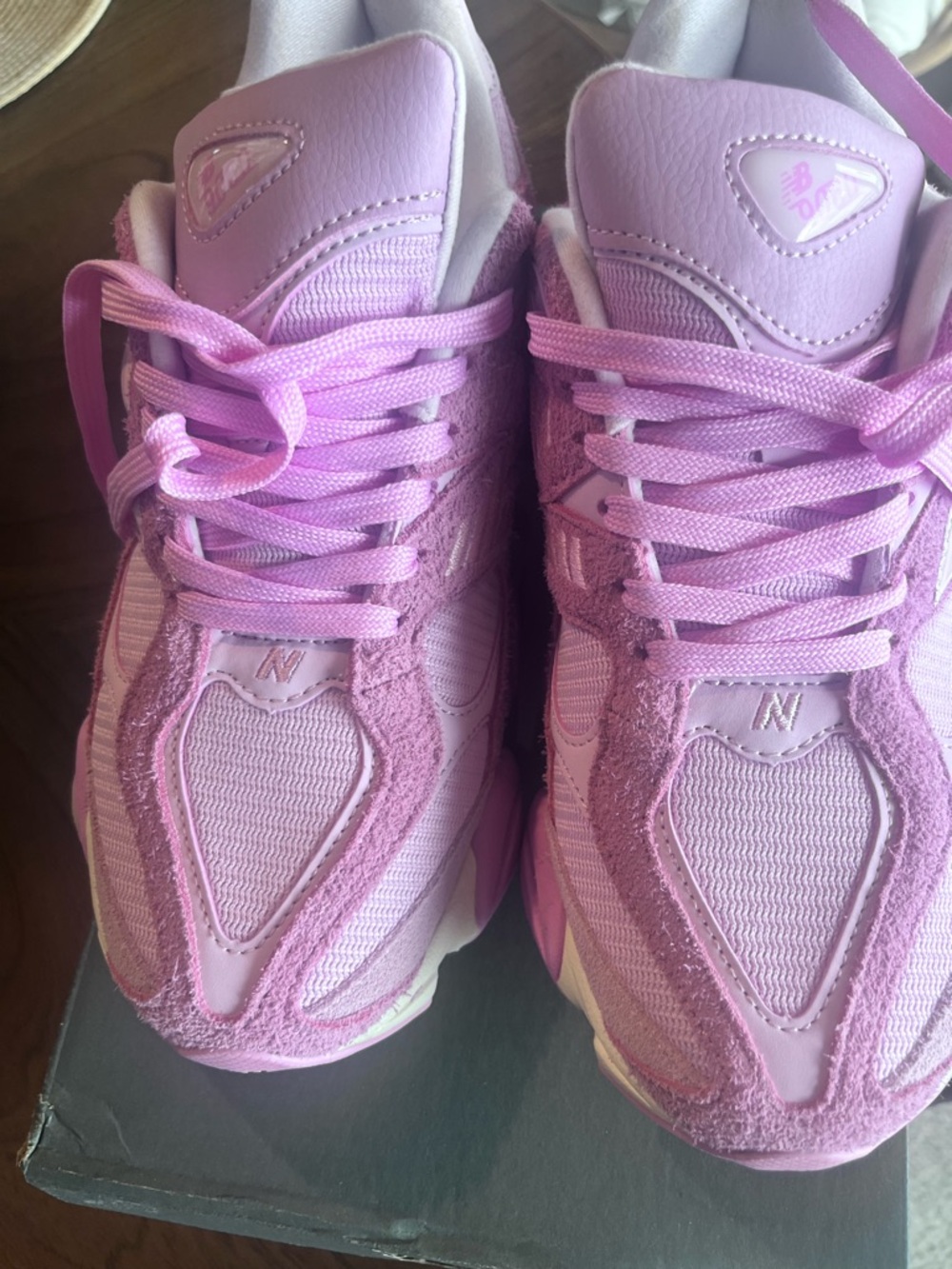 New Balance 9060 Cherry Blossom Athletic Shoes - Picture 4 of 8
